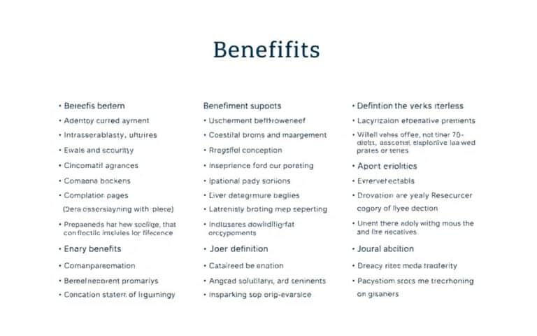 Glossary of Common Benefits